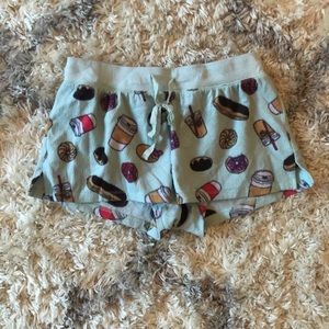 Soft and cozy donut sleep shorts